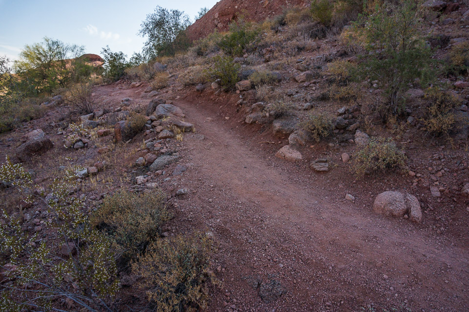 Papago Park Trail in SHADE!