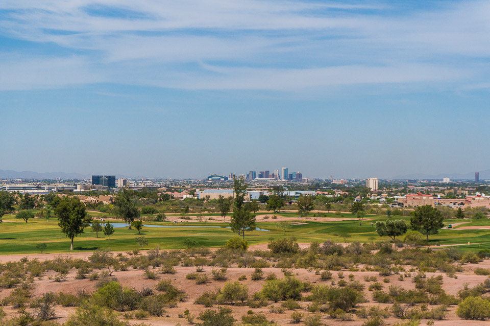 Papago Park - Downtown Phoenix and Golf Course